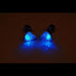 LED Light Up Blue Heart Stud Earrings