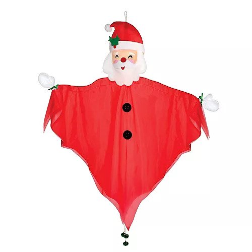 48 Inch Hanging Fabric Santa