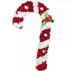 Hanging Christmas Tinsel Candy Cane