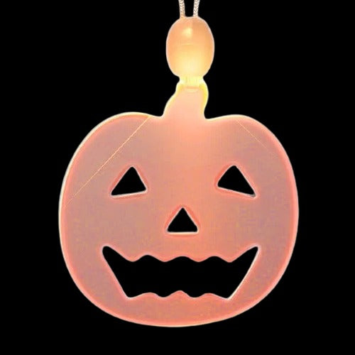 LED Acrylic Pumpkin Necklace