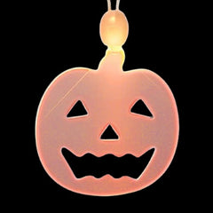 LED Acrylic Pumpkin Necklace