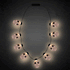 LED Light Up Skull Necklace | PartyGlowz