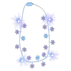 LED Snowflake String Lights Necklace