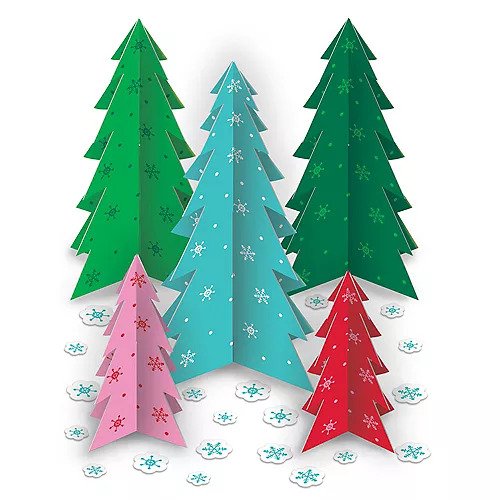 Christmas Tree & Snow Table Decorating Kit