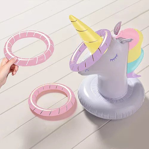 Inflatable Enchanted Unicorn Ring Toss Game