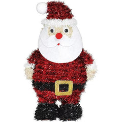 Tinsel Santa Decoration