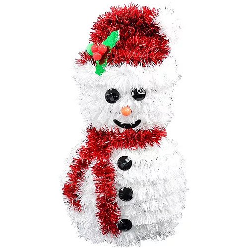 3D Tinsel Snowman