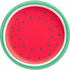 Tutti Frutti Watermelon Paper Dinner Plates