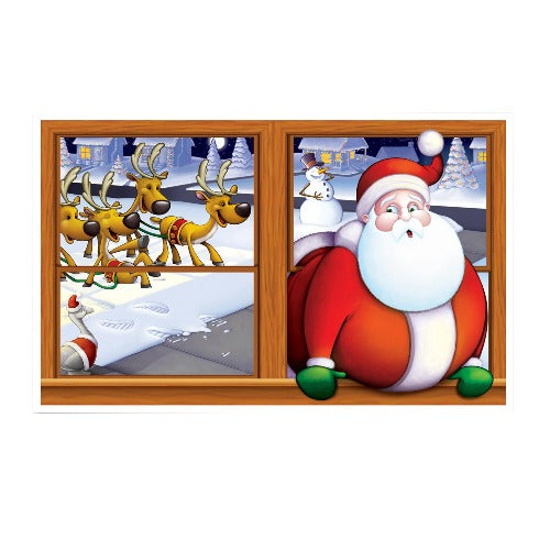 Santa In the Window