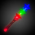 LED Light Up Triple Star Wand - Multi Color
