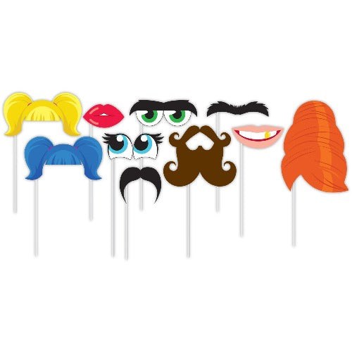 Faces Photo Booth Prop Kit