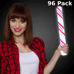 LED Light Up 16‚ Christmas Candy Cane Foam Sticks - Pack of 96