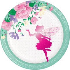 Fairy Floral Dessert Plates