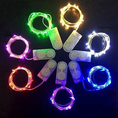 39 Inch Assorted LED Fairy Light - (Coin Cell Operated)