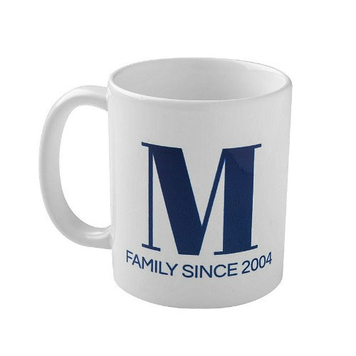 Personalized Monogram Ceramic Coffee Mug