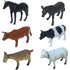 Play Rubber 6 Inch Farm Animals