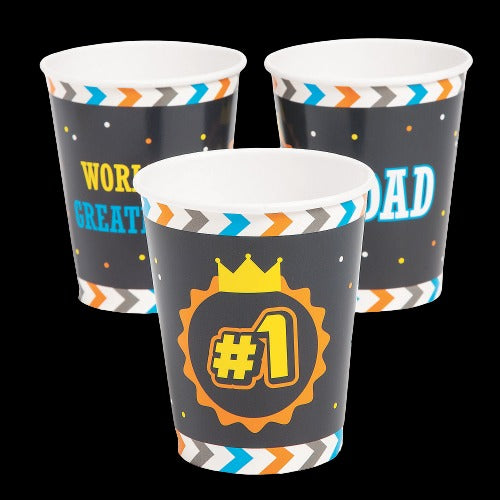 Father's Day Paper Cups