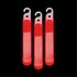 4 Inch Premium Red Glow Sticks - Pack of 25