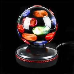 8" Revolving Rainbow Disco Light