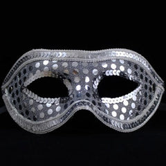 Silver Sequin Face Mask