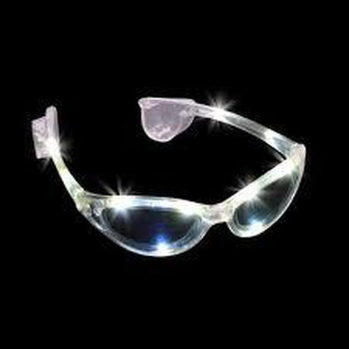 LED Light Up White Sunglasses