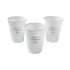 Personalized White Wedding Name Plastic Cups