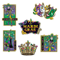 Mardi Gras Jumbo Cutouts