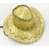 Stylish Yellow Sequin Cowboy Hat