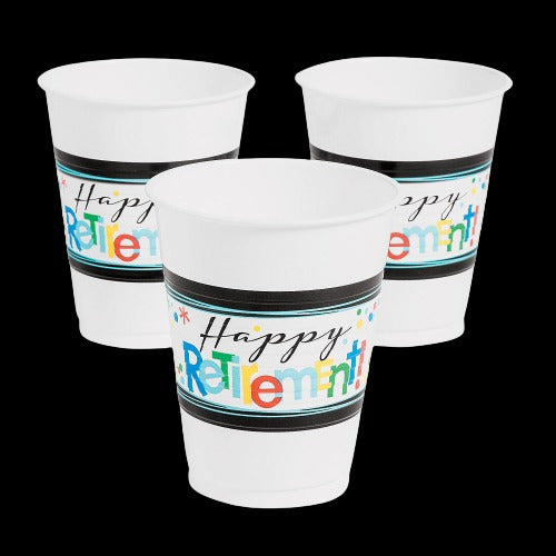 16 Oz Officially Retired Party Plastic Cups