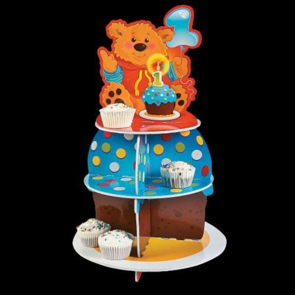 1st Birthday Bear Cupcake Holder
