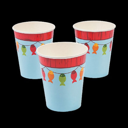 9 Oz Little Fisherman Paper Cups