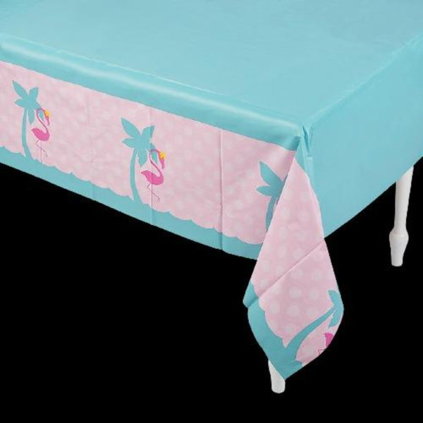 Flamingo Plastic Tablecloth