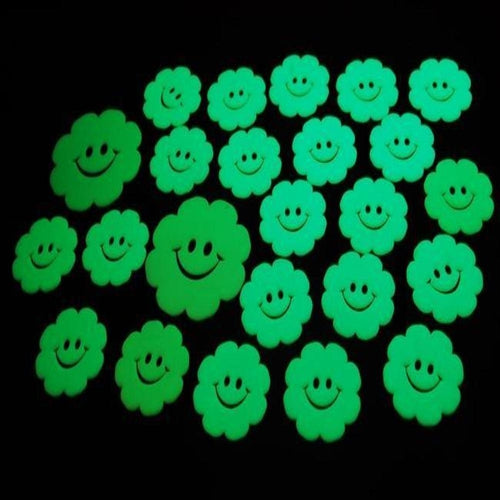 Glow in the Dark Smiley Flowers