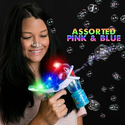 LED 6 Inch Fish Bubble Gun