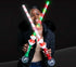 LED Light Up 28‚ Candy Cane Snowman Sword