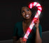 Giant LED Light Up Flashing Candy Cane Wand | PartyGlowz