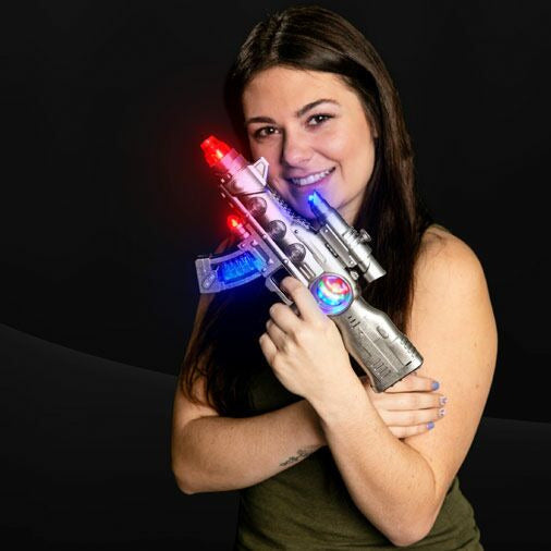 Light Up Toy Machine Gun