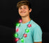 Led Light Up Flashing Christmas Star Necklace