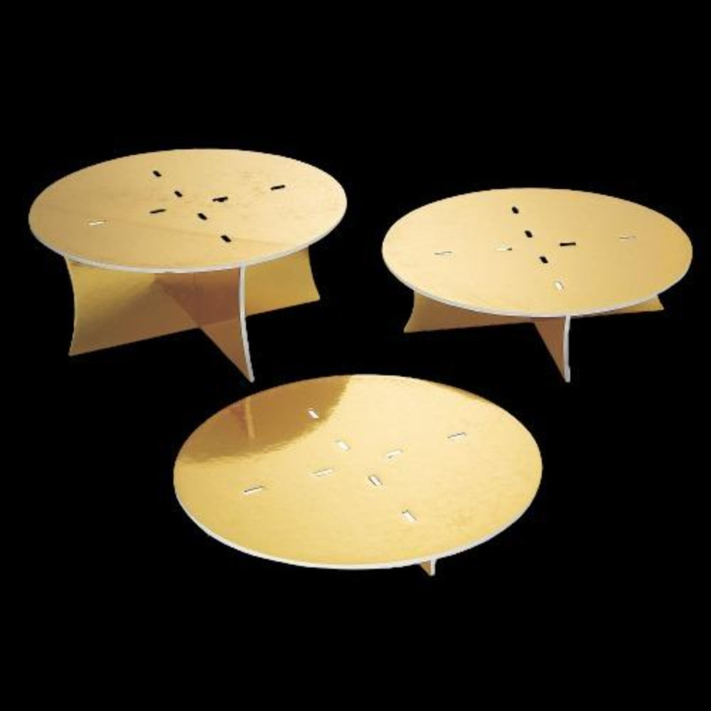 Gold Foil Dessert Riser Set | PartyGlowz.com