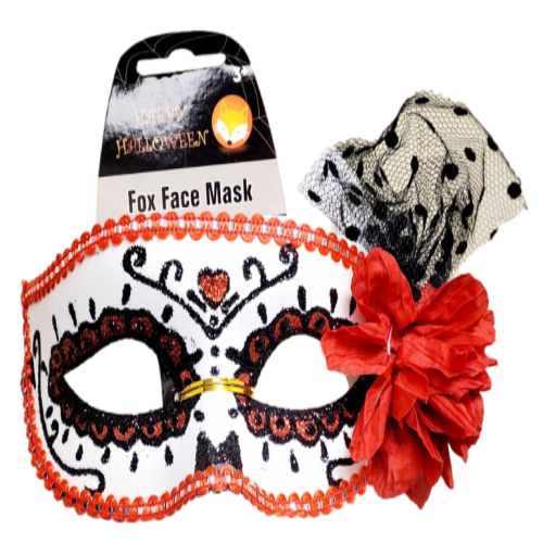 Foxy Skull Mask - 4 assorted colors