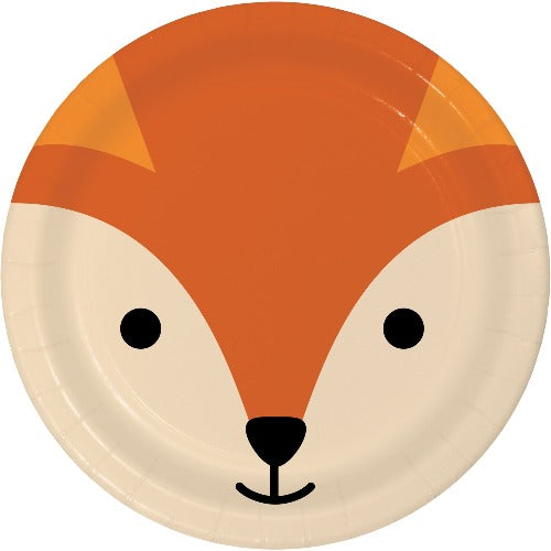 Fox Face Party Dinner Plates