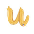 14  Script Letter  U  Gold (Air-Fill Only)