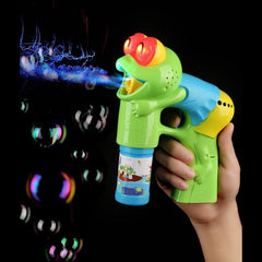 LED 5.5 Inch Frog Bubble Gun