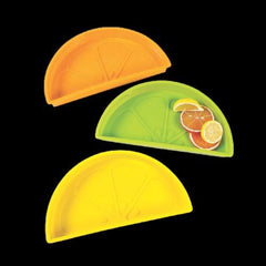 Fruit Slice Plastic Serving Trays