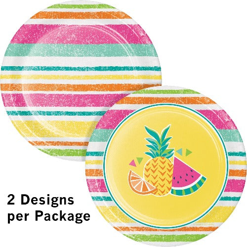 7 Fruit Party Dessert Plates