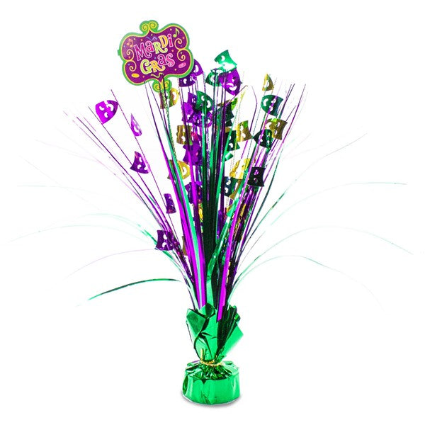 Mardi Gras Spray 18 Centerpiece