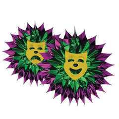 Mardi Gras Fan Burst Decoration