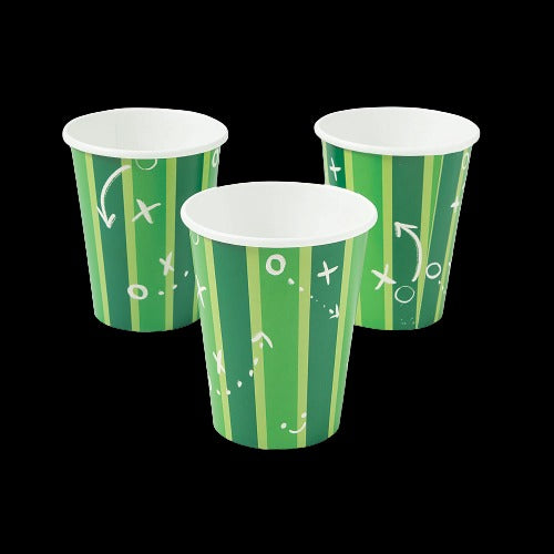 9 Oz Game On Football Paper Cups