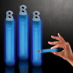 4 inch 10mm Blue Glow Sticks- 25 Per Package – DirectGlow LLC