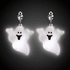 LED Light Up Jumbo Ghost Clip-On Earrings 1 Set | PartyGlowz